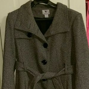 Wool dress coat